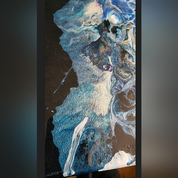 16"x20" Acrylic Pour Painting - Picture 2 of 3